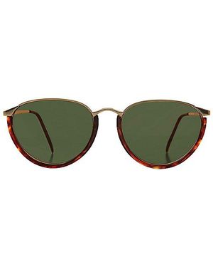 Sunglass Museum Vintage Roxie Sunglass By - Green