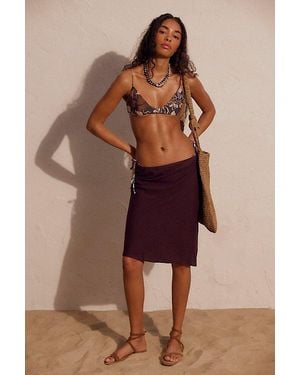 free-est My Little Midi Skirt By - Brown