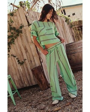 free-est Nolan Pant Set By - Green