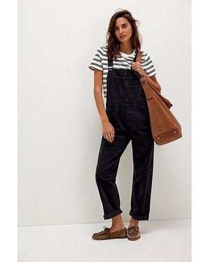 Free People We The Free Ziggy Denim Overalls - Blue