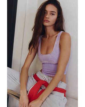 Fp Movement Good Karma Scoop Neck Cami - Red