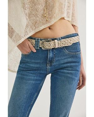 Free People Brie Stud Belt - Blue