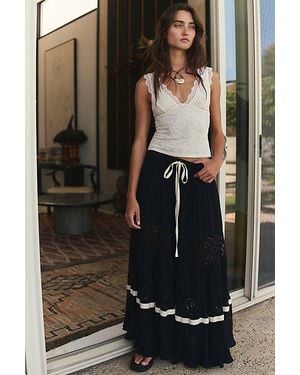 free-est Swept Away Maxi Skirt By - Black