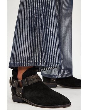 Free People Belle Harness Boots - Blue