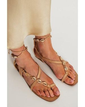 Vicenza Santorini Sandals - Natural
