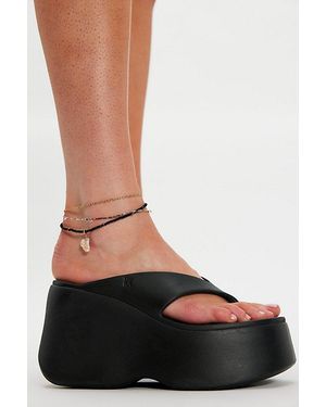 Melissa Free Thong Wedges - Natural