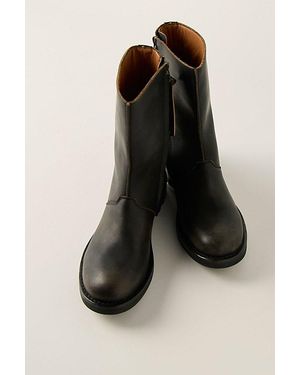 Free People Bailey High Ankle Boots - Black