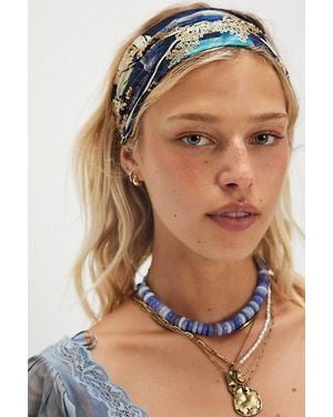 Free People Major Drama Soft Headband - Brown