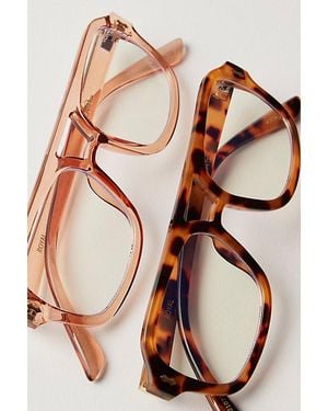 Free People Royal Aviator Light Glasses - Multicolour