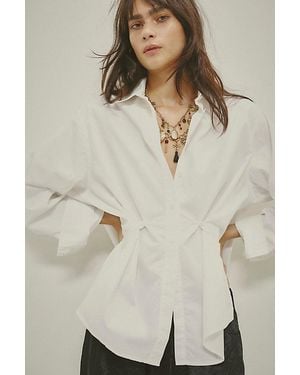 Free People We The Free Many Ways Solid Button Down - White