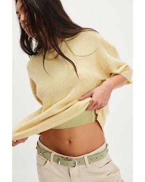 Free People Margot Jumper Tee - Natural