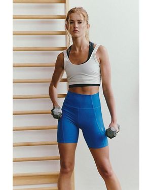 Fp Movement Never Better High-Rise Pocket 7" Biker Shorts - Blue