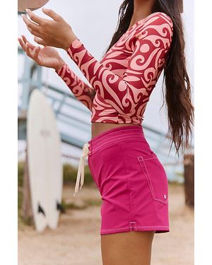 Abysse Crush Boardshorts By - Red