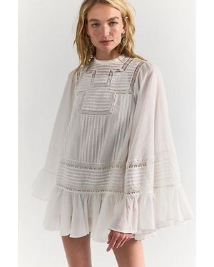 Free People Better Horizons Mini Dress - Natural
