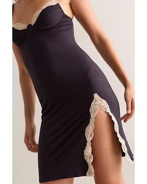 Only Hearts Rose Underwire Mini Slip Dress - Blue