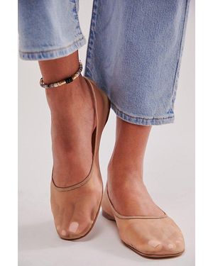 Jeffrey Campbell Mesh Muse Ballet Flats - Blue