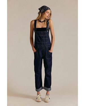 Free People Ziggy Denim Overalls - Blue