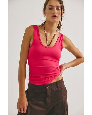 Free People Yumi Tank Top - Red