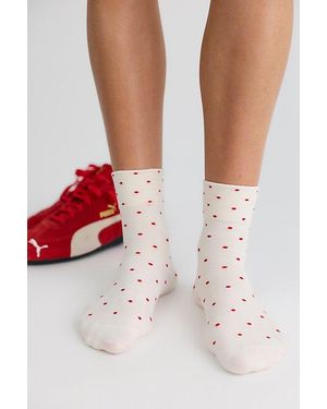LE BON SHOPPE Polka Dot Sneaker Socks - Multicolor