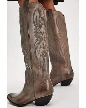 Jeffrey Campbell Finn Tall Western Boots By - Black