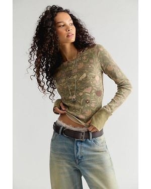 Free People Toileidays Long Sleeve Thermal - Multicolour