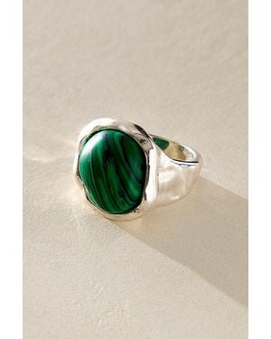 Free People Tina Cocktail Ring - Green