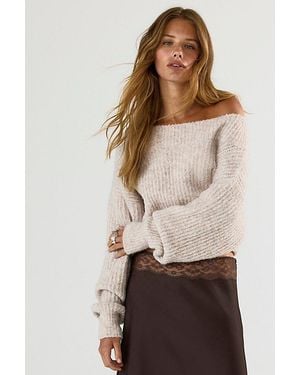 Free People Flora Pullover - Natural