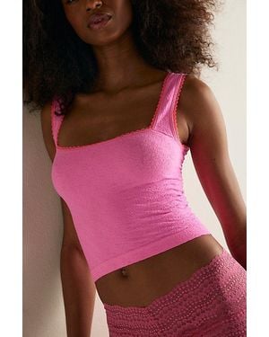Intimately By Free People Sweet Point Seamless Cami By - Pink