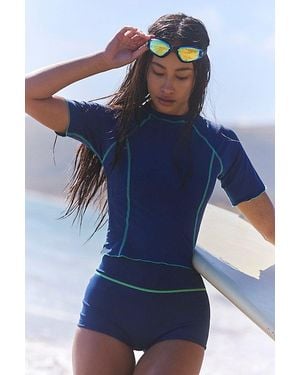 Seea Abi Rash Guard Top - Blue