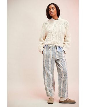 Damson Madder Felix Twill Jeans - Natural
