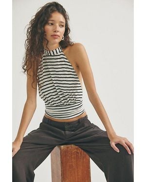 Free People Beatrice Halter Top - Black