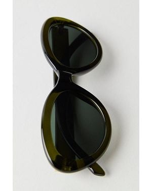 Free People Birdie Cat Eye Sunglasses - Black