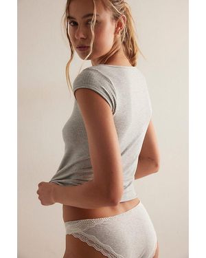 Intimately By Free People So Soft Seamless Modal Tee By - Brown