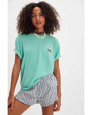 Junk Food Smooth Sailing Club Tee By - Green