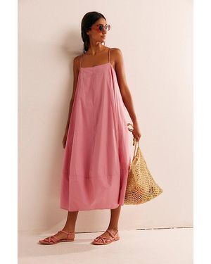 Free People Struttin' Midi Dress - Pink