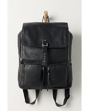 Free People Beacon Leather Backpack - Black