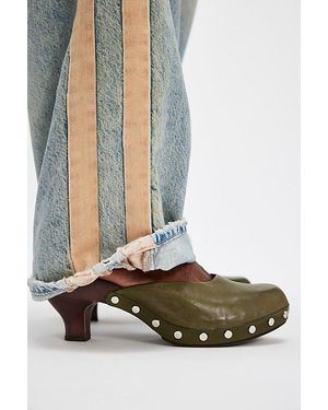 Jeffrey Campbell Blakeney Mini Clogs - White