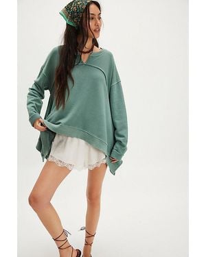 Free People Cascade Sweatshirt - Green