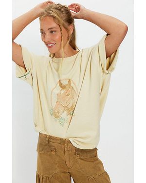 Free People Farm Friends Tee - Natural