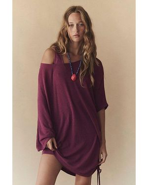 Free People Keala Mini Dress Set - Purple