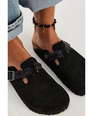 Birkenstock Boston Braid Clogs - Black