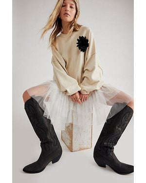 Jeffrey Campbell Finn Tall Western Boots - Black