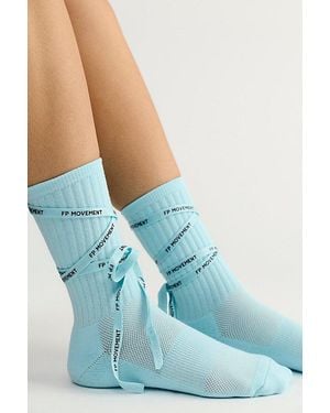 Fp Movement Laced Up Socks - Blue