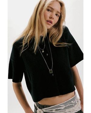 Free People See Me Softspun Cardigan - Blue