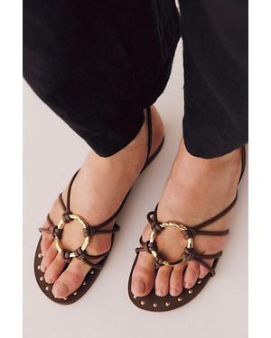 Vicenza Avelina Wrap Sandals By - Black