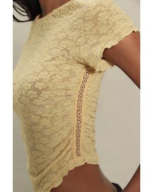 Free People Anora Baby Tee - Green