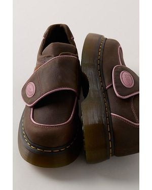 Dr. Martens Buzz Strap Oxfords - Brown