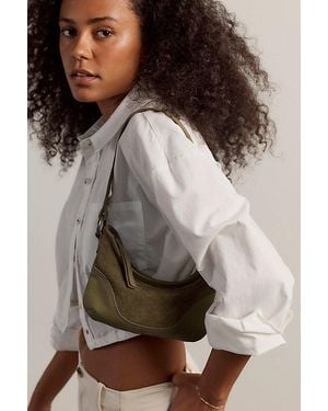 Free People Sindy Leather Shoulder Bag - Metallic