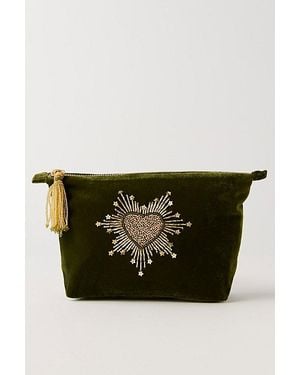 Olivia Dar Sparkle Heart Pouch - Multicolor