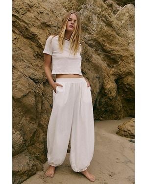 free-est Stella Cotton-Jersey Pant Set By - Green